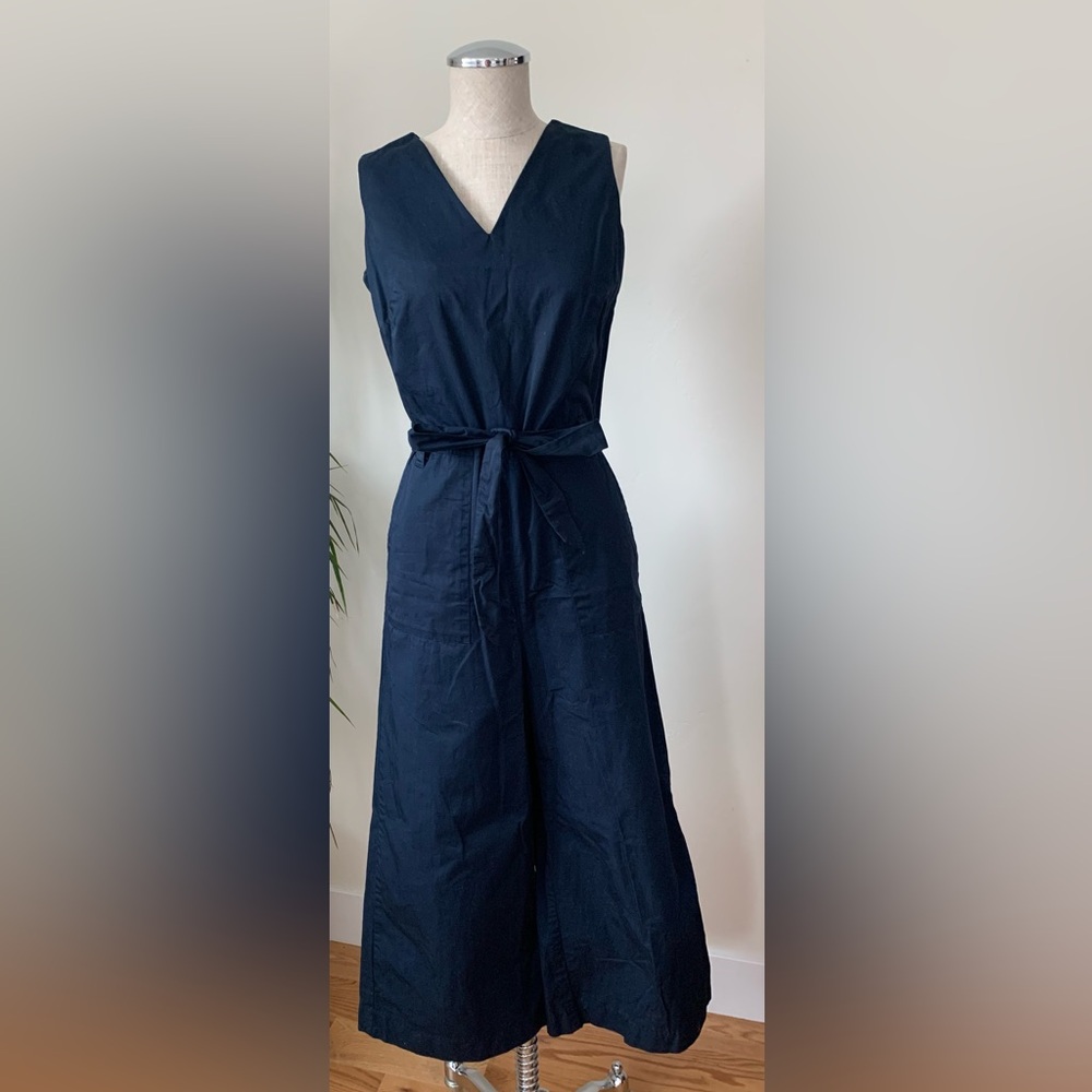 People Tree Organic Cotton Navy Jumpsuit